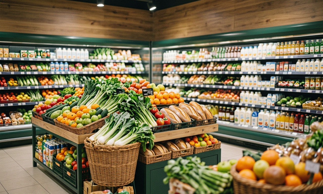 Франшиза продуктового магазина: общий вид торговой точки